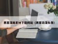 寿光黑客漫画素材下载网站（黑客动漫头像）